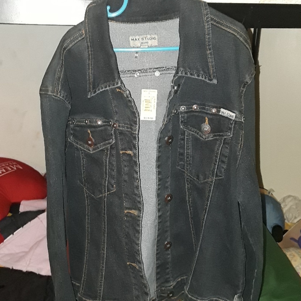 This is a Max studio Denim Jeans Jacket.